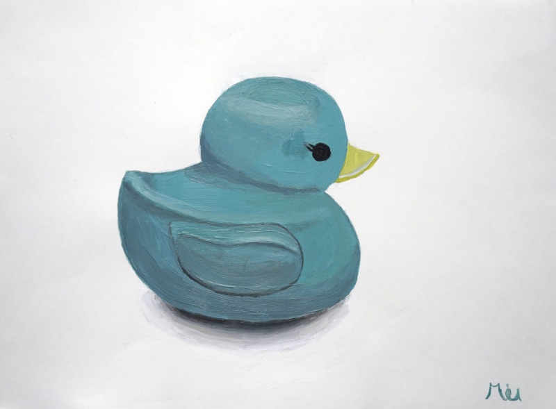 中学校2年生の絵画作品