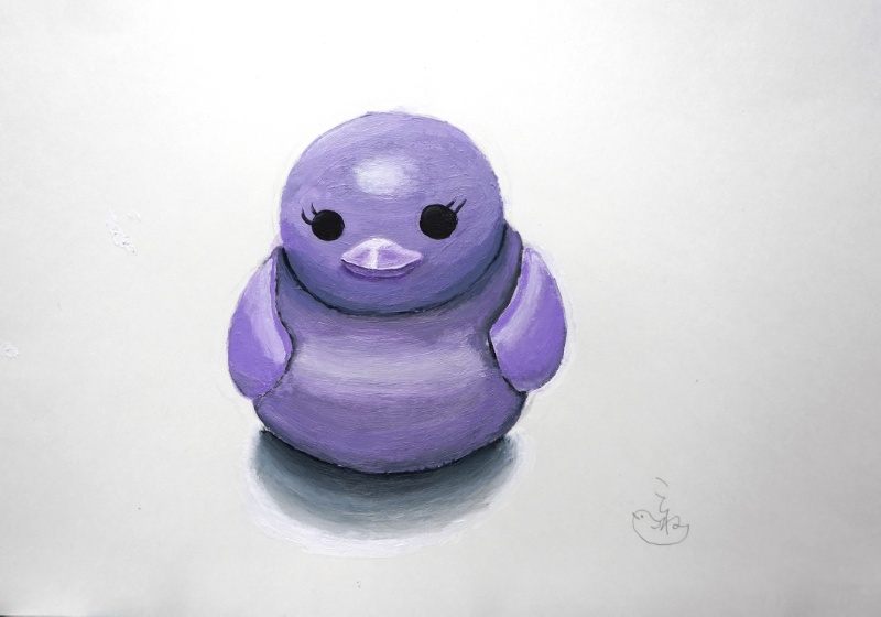 中学校1年生の絵画作品