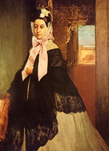 エドガー・ドガ作《テレーズ・ド・ガの肖像》