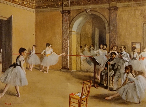 エドガー・ドガ作《ル・ペルティエ街のオペラ座の稽古場》