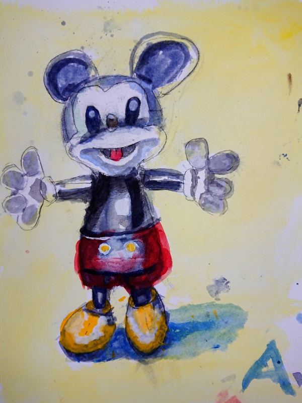 小学校1年生の絵画作品