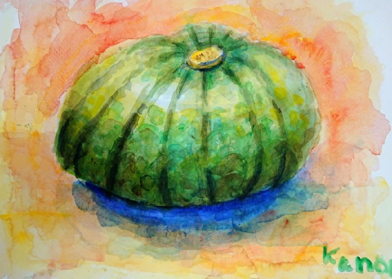 小学校2年生の絵画作品