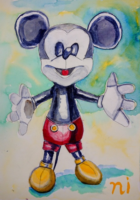 小学校5年生の絵画作品