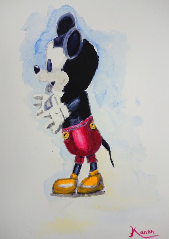 小学校5年生の絵画作品