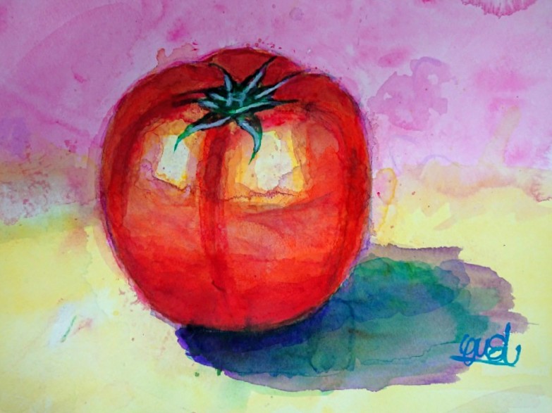 小学校6年生の絵画作品