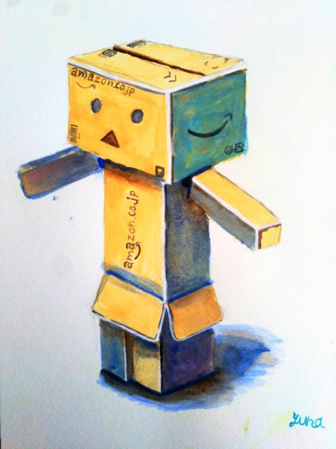 中学校1年生の絵画作品