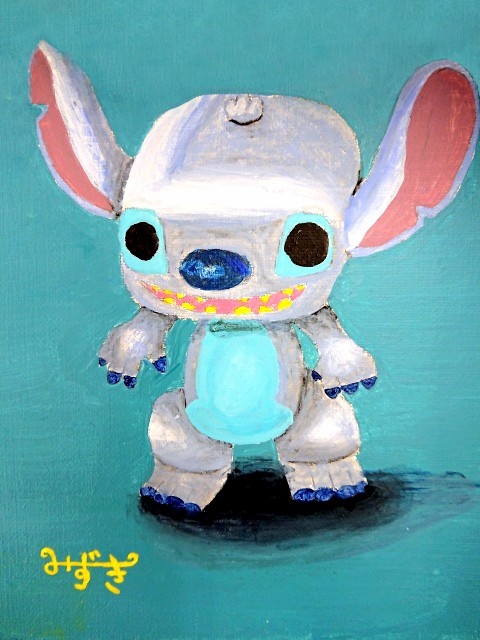 中学校2年生の絵画作品