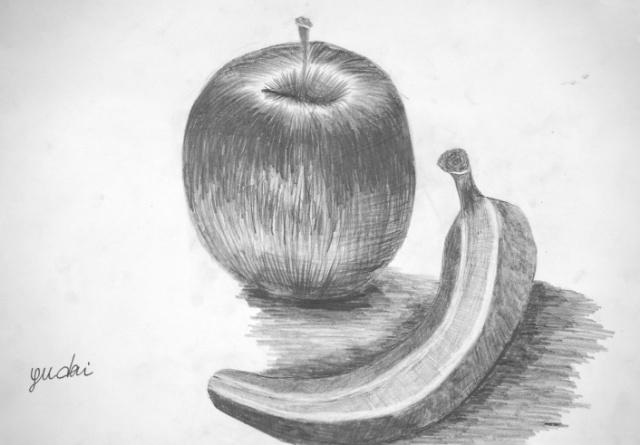 中学校1年生のデッサン