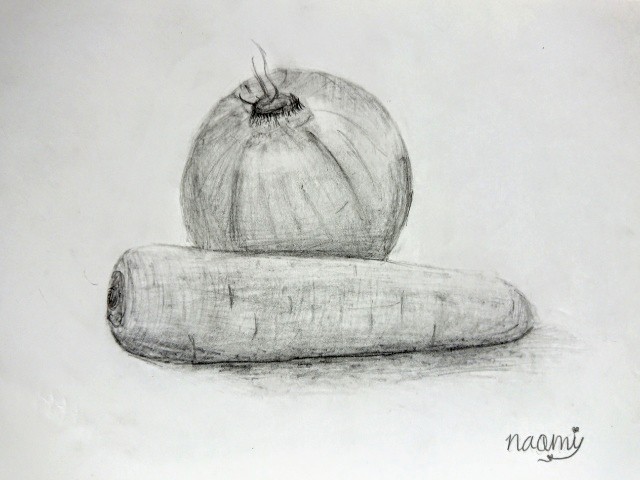 中学校1年生のデッサン