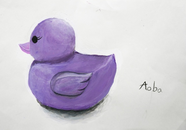 小学校6年生の絵画作品