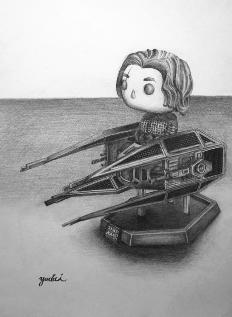 中学校3年生の絵画作品