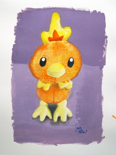 中学校1年生の絵画作品