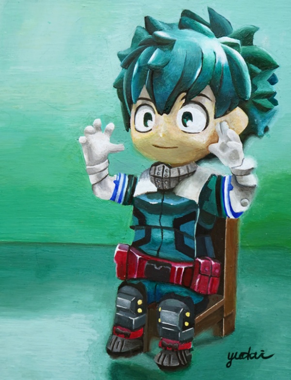 高校1年生の絵画作品