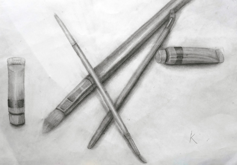 中学校1年生のデッサン