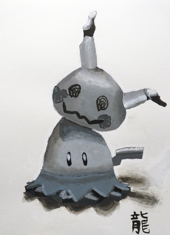 中学校1年生の絵画作品