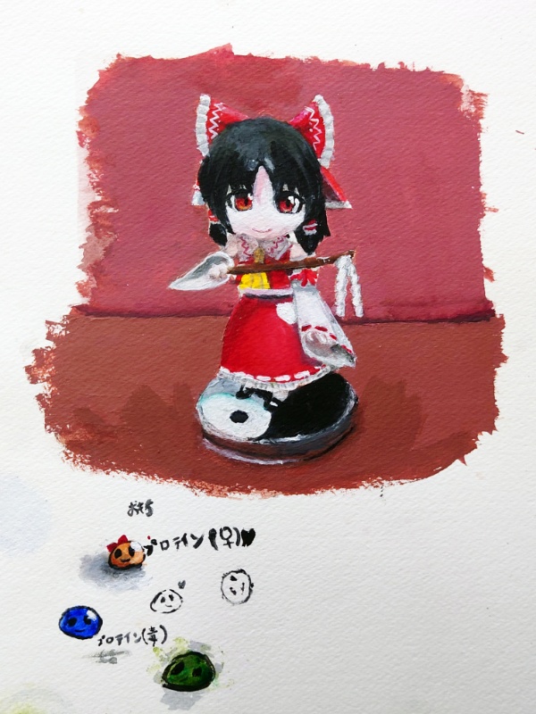 中学校1年生の絵画作品