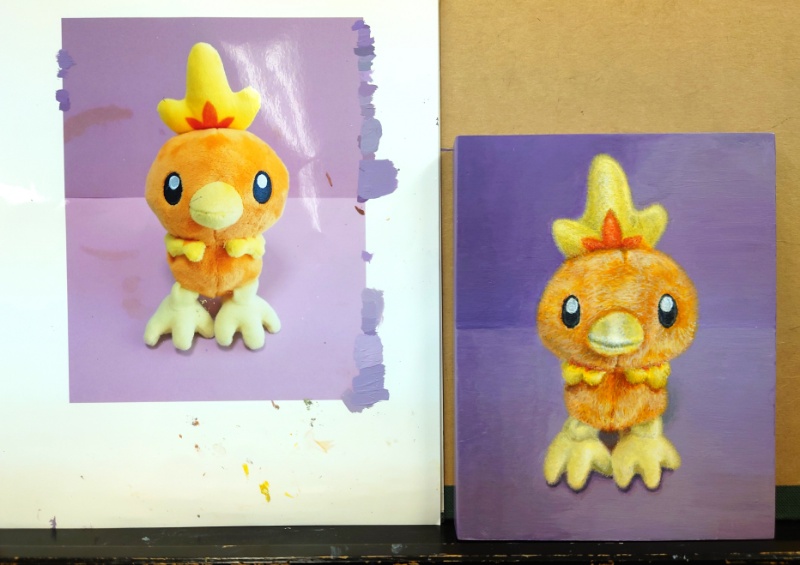 中学校2年生の絵画作品