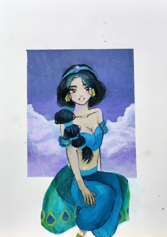 第1回推しキャラ選手権絵の具選手権 受賞作品