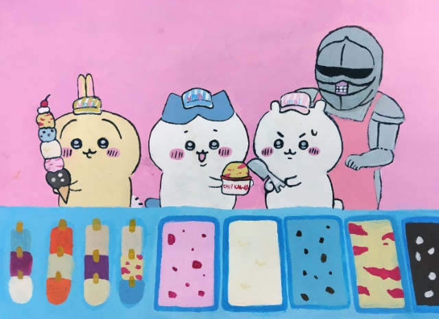 第1回推しキャラ選手権絵の具選手権 受賞作品