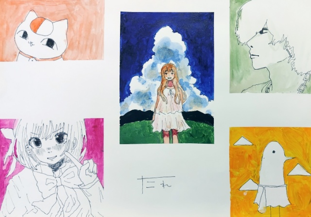 第1回推しキャラ選手権絵の具選手権 受賞作品