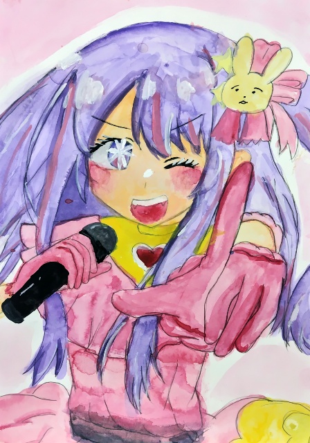 第1回推しキャラ選手権絵の具選手権 受賞作品