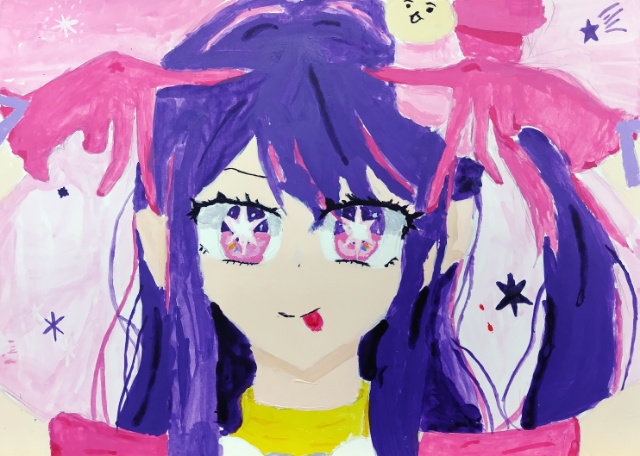 第1回推しキャラ選手権絵の具選手権 受賞作品