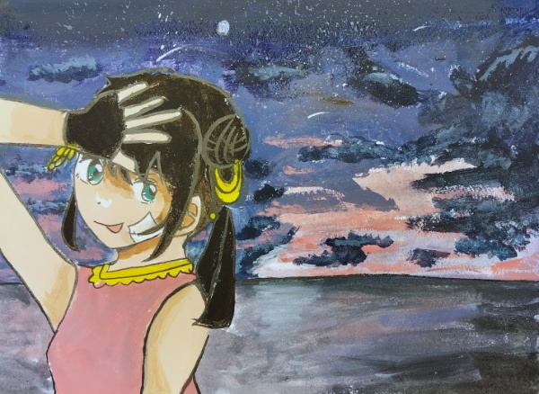 第1回推しキャラ選手権絵の具選手権 受賞作品