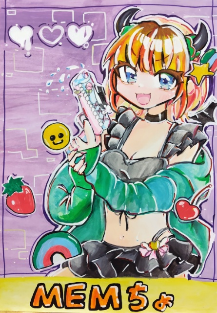 第1回推しキャラ選手権絵の具選手権 受賞作品