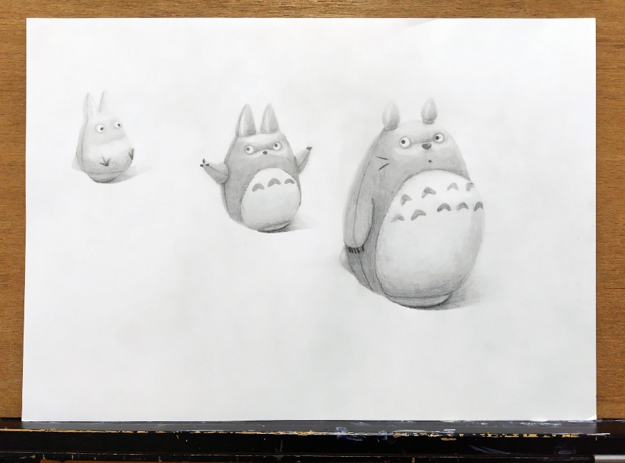 黒猫の美術教室 生徒のデッサン