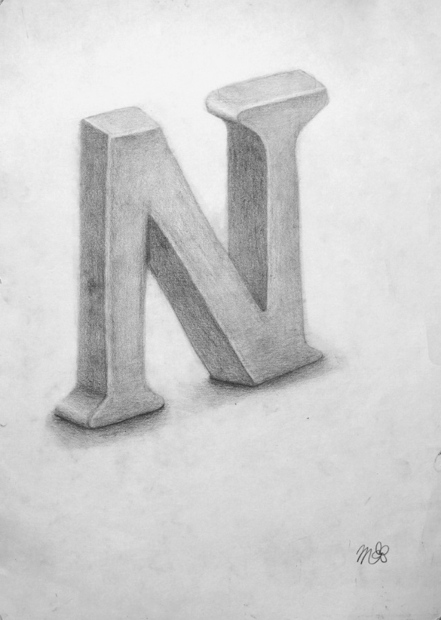 黒猫の美術教室 生徒のデッサン