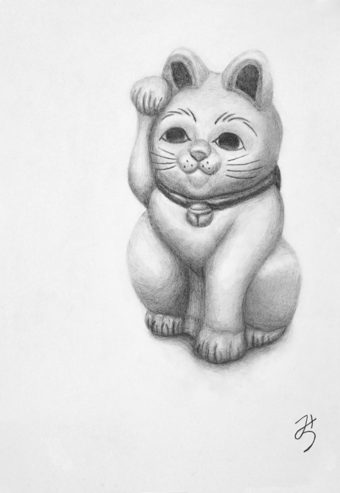 黒猫の美術教室 生徒のデッサン