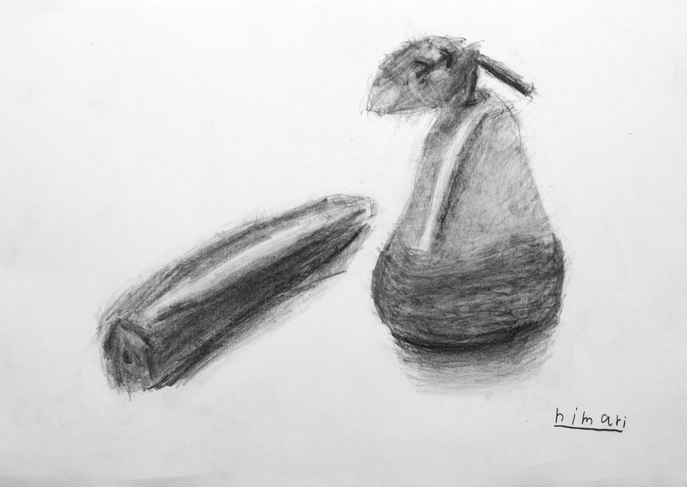 黒猫の美術教室 生徒のデッサン