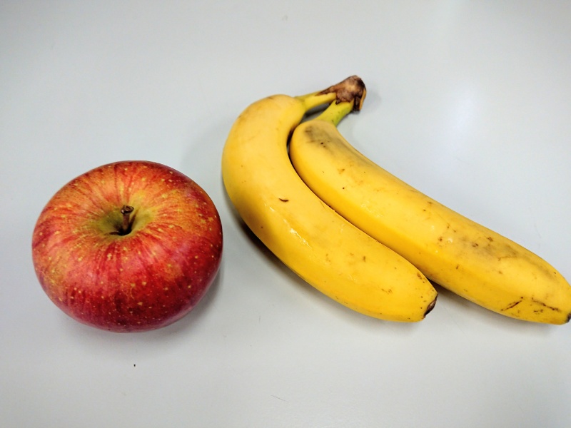 りんごとバナナ