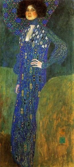 クリムト作「エミーリエ・フレーゲの肖像」