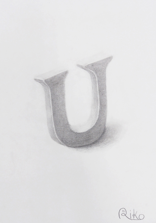 中学校1年生のデッサン